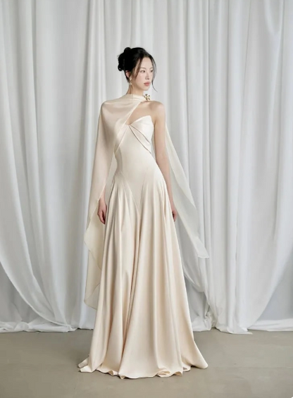 Robe de bal courte à bretelles spaghetti, gris argenté, robe de soirée courte, robe de bal Hoco DH2684