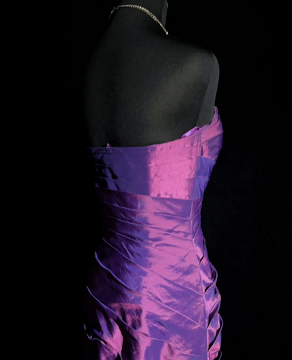 Robe de bal courte à bretelles spaghetti, gris argenté, robe de soirée courte, robe de bal Hoco DH2684