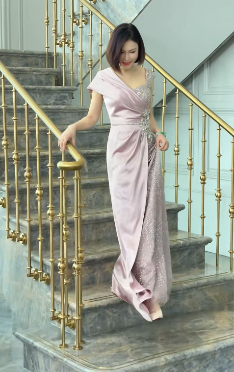 Robe de bal courte à bretelles spaghetti, gris argenté, robe de soirée courte, robe de bal Hoco DH2684