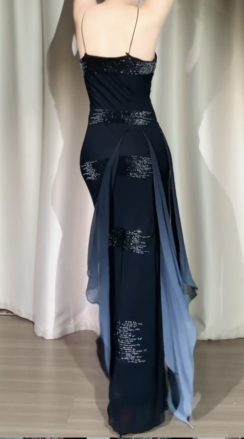 Robe de bal courte à bretelles spaghetti, gris argenté, robe de soirée courte, robe de bal Hoco DH2684