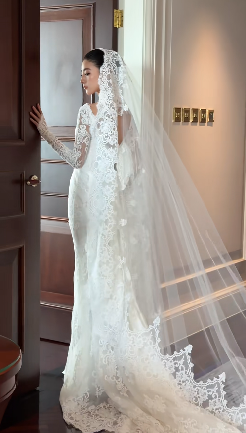 Timeless Sheath Long Wedding Dresses Tulle Applique White Bridal Dresses Backless Long Sleeves Bridal Gowns DP04516