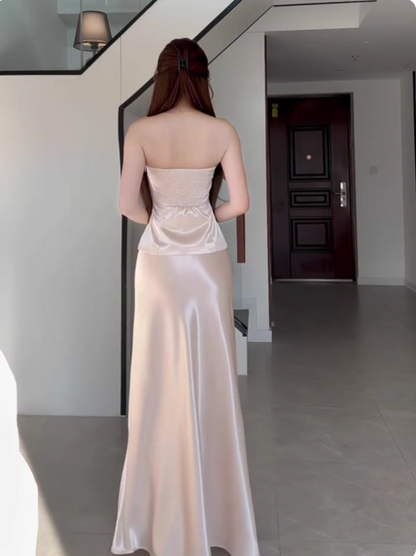 Robe de bal courte à bretelles spaghetti, gris argenté, robe de soirée courte, robe de bal Hoco DH2684