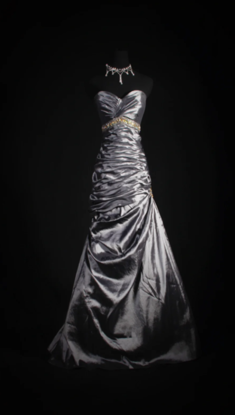 Robe de bal courte à bretelles spaghetti, gris argenté, robe de soirée courte, robe de bal Hoco DH2684