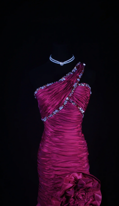 Robe de bal courte à bretelles spaghetti, gris argenté, robe de soirée courte, robe de bal Hoco DH2684