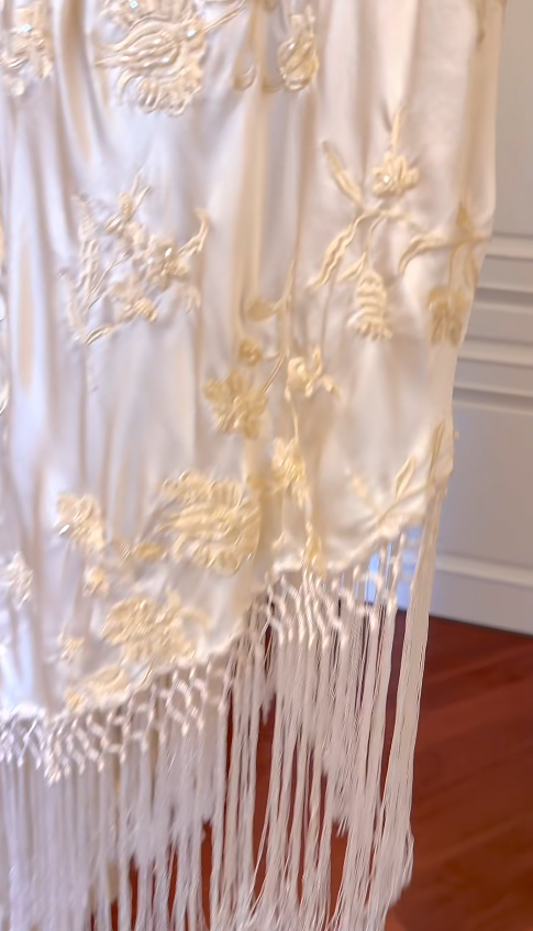 Vintage Champagne Prom Dresses Satin Sheath Long Evening Dresses Beaded Sleeveless Party Dresses DP04602