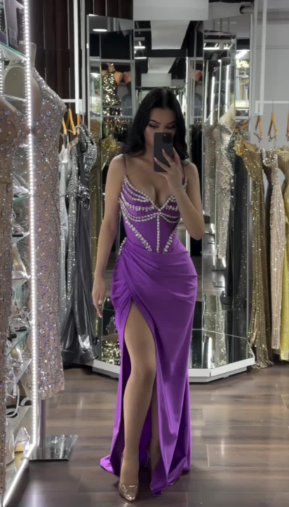 Robe de bal courte à bretelles spaghetti, gris argenté, robe de soirée courte, robe de bal Hoco DH2684