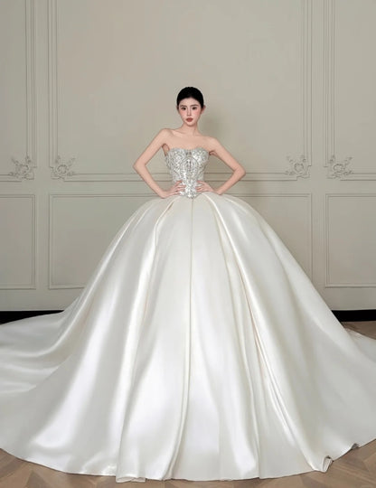 Robe de bal courte à bretelles spaghetti, gris argenté, robe de soirée courte, robe de bal Hoco DH2684