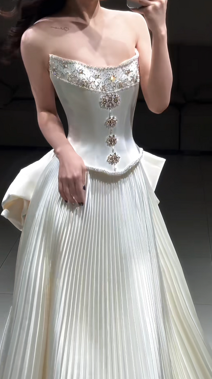 Robe de bal courte à bretelles spaghetti, gris argenté, robe de soirée courte, robe de bal Hoco DH2684