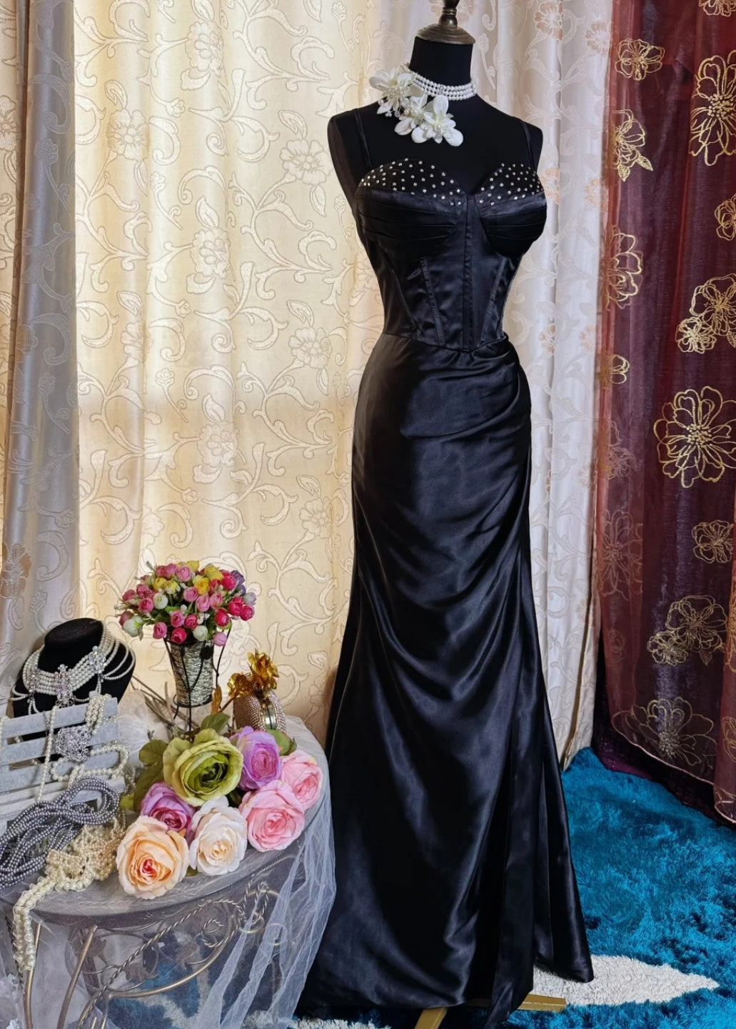 Robe de bal courte à bretelles spaghetti, gris argenté, robe de soirée courte, robe de bal Hoco DH2684