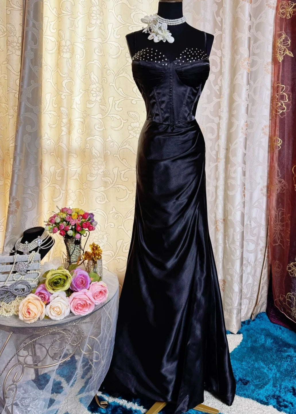 Robe de bal courte à bretelles spaghetti, gris argenté, robe de soirée courte, robe de bal Hoco DH2684