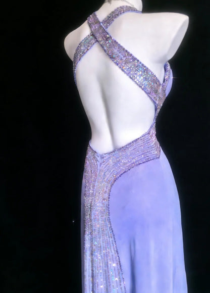 Robe de bal courte à bretelles spaghetti, gris argenté, robe de soirée courte, robe de bal Hoco DH2684