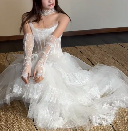 Robe de bal courte à bretelles spaghetti, gris argenté, robe de soirée courte, robe de bal Hoco DH2684