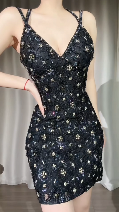 Süßes Ballkleid Spaghettiträger Silbergrau Mini Kurzes Formales Homecoming-Kleid Party Kurzes Ballkleid Hoco Kleider DH2684