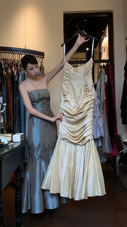 Süßes Ballkleid Spaghettiträger Silbergrau Mini Kurzes Formales Homecoming-Kleid Party Kurzes Ballkleid Hoco Kleider DH2684