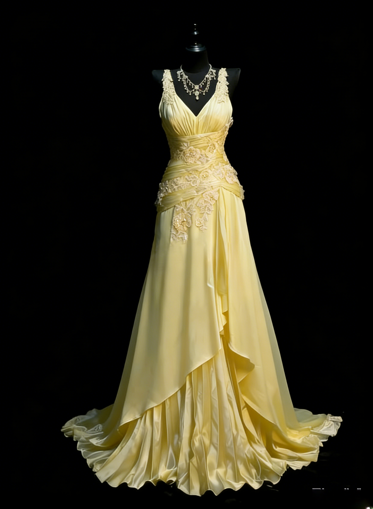 Elegantes rosafarbenes Ballkleid A-Linie V-Ausschnitt Satin langes Abendkleid Perlenbesetztes Geburtstagskleid DP05343