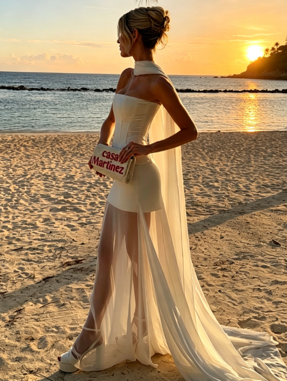 Simple Strapless Sheath Short Wedding Dress Satin Bridal Gown Sleeveless White Bridal Dress DP05458
