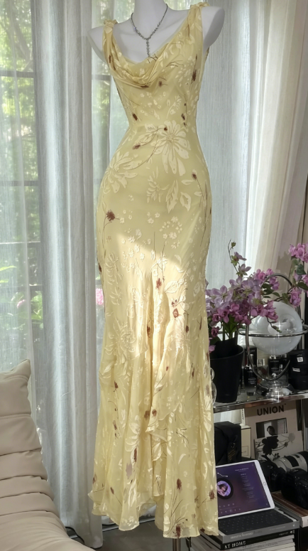 Elegante Spaghettiträger Etui Chiffon Langes Abendkleid Blaues Hochzeitsgastkleid DP05461