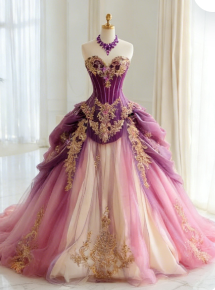 Feenhaftes rosa Geburtstagskleid, Sweetheart-Ballkleid, langes Quinceanera-Kleid, Tüll-Applikation, Sweet 16 Kleid DP05894