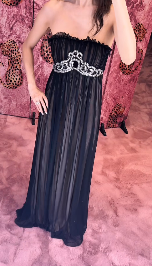 Elegant Sheath Chiffon Black Mother of Bridal Dress DP06027