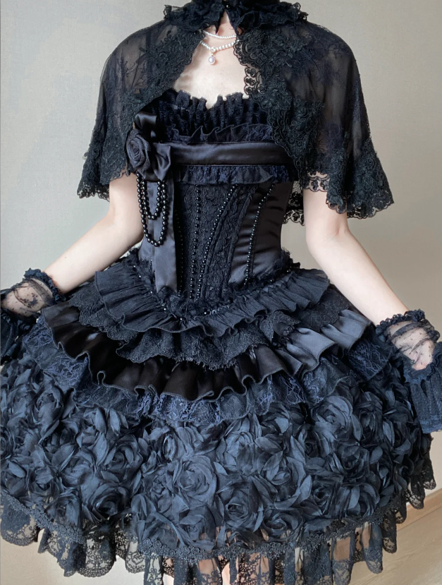 Fashion White Birthday Dress Ball Gown Short Lolita Dress DP06155