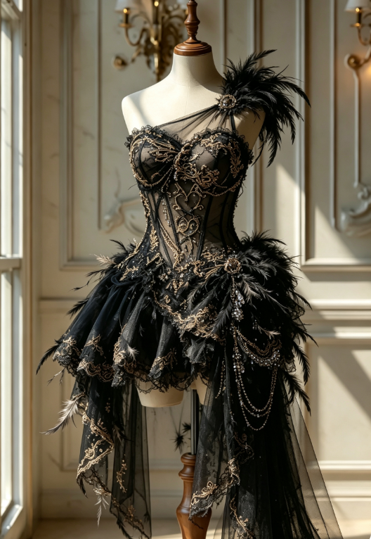 Fashion Black Birthday Dress A-Line Sleeveless Hoco Dress Tulle Party Dress DP06355