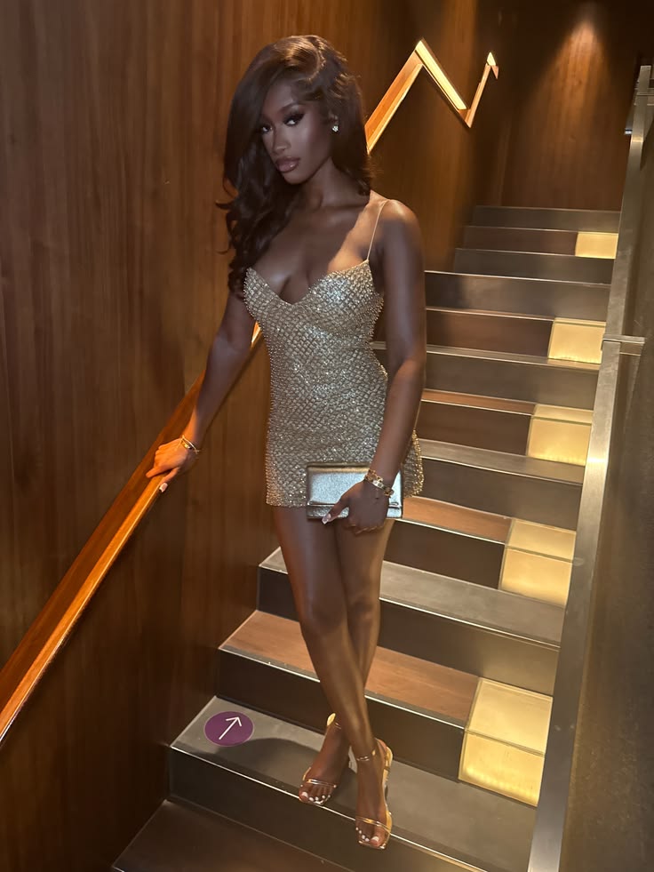 Sexy Gold Hoco Dress Straps Satin Birthday Dress Sheath Dress for Party DP06528