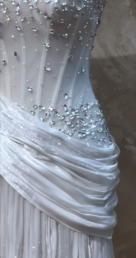 Timeless Sheath White Chiffon Wedding Dress for Bride DP06589