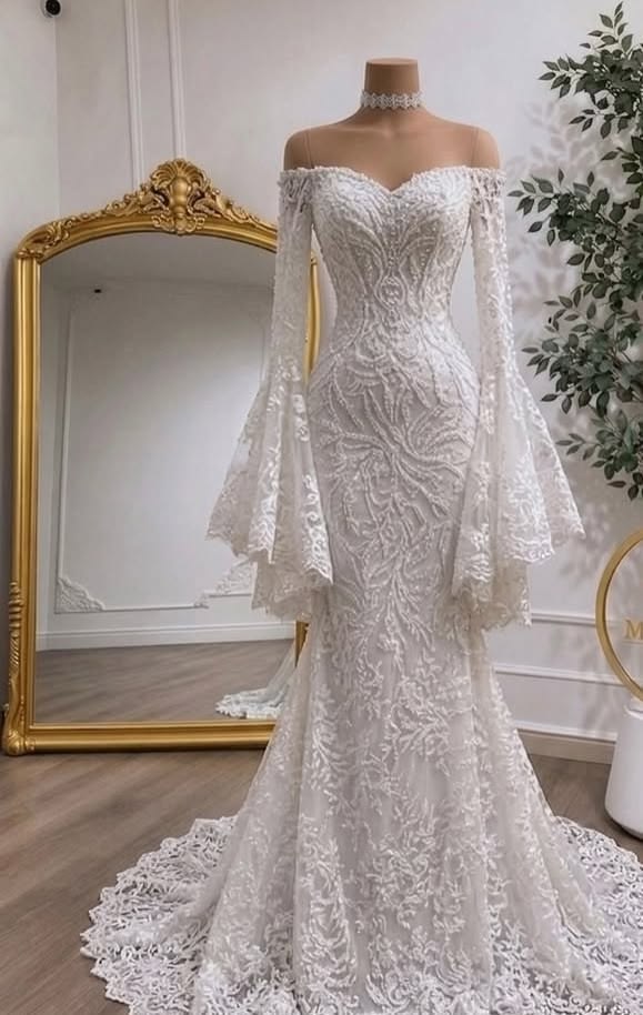 Timeless Sheath White Lace Wedding Dress for Bride DP06591