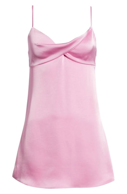 Elegantes rosa kurzes Abschlussballkleid Satin Etuikleid 16. Geburtstagskleid DP06658