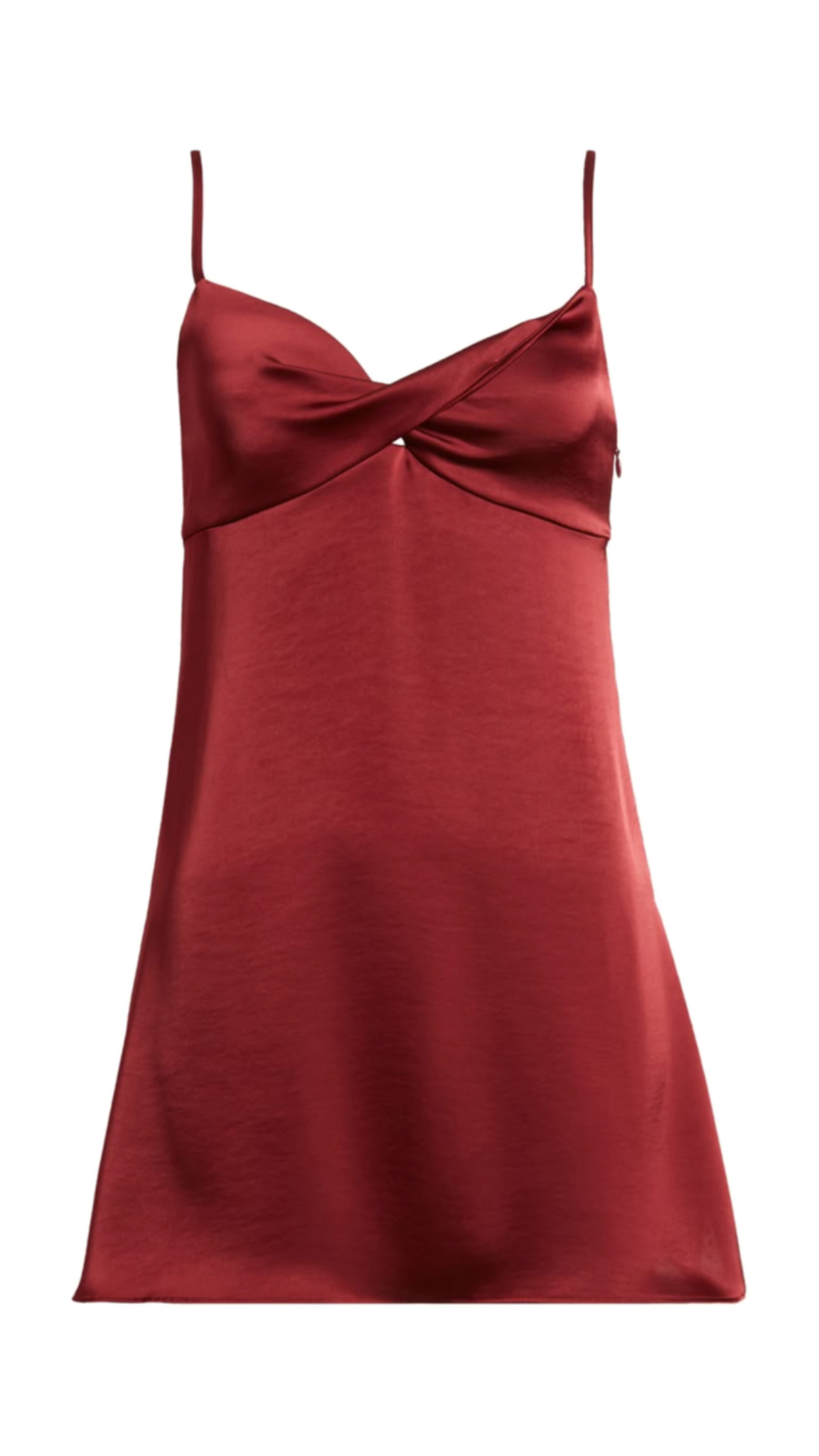Élégante robe de retour à la maison courte couleur bordeaux, en satin, modèle fourreau, pour anniversaire DP06675