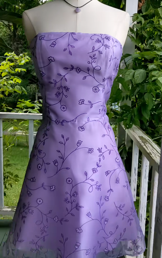Glamouröses lila Geburtstagskleid Scheide Chiffon Hoco Kleid DP06856
