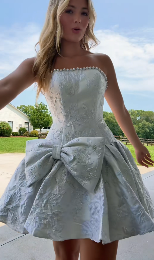 Glamours Green Birthday Dress Sheath Chiffon Hoco Dress DP06857