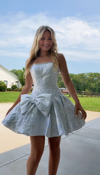 Glamours Green Birthday Dress Sheath Chiffon Hoco Dress DP06857