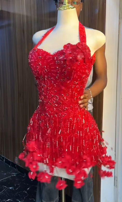 Chic Sheath Short Birthday Dress Burgundy Homecoming Dress DP06894