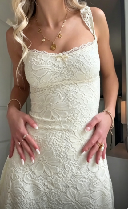 Robe de soirée blanche en dentelle pour femme, robe courte moulante de bal, DP07108