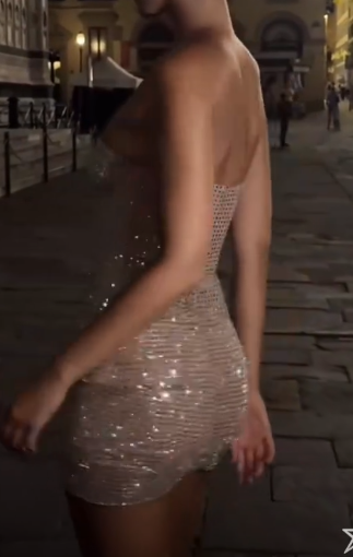 Chic Champagne Short Homecoming Dress Sheath  Birthday Dress DP07122