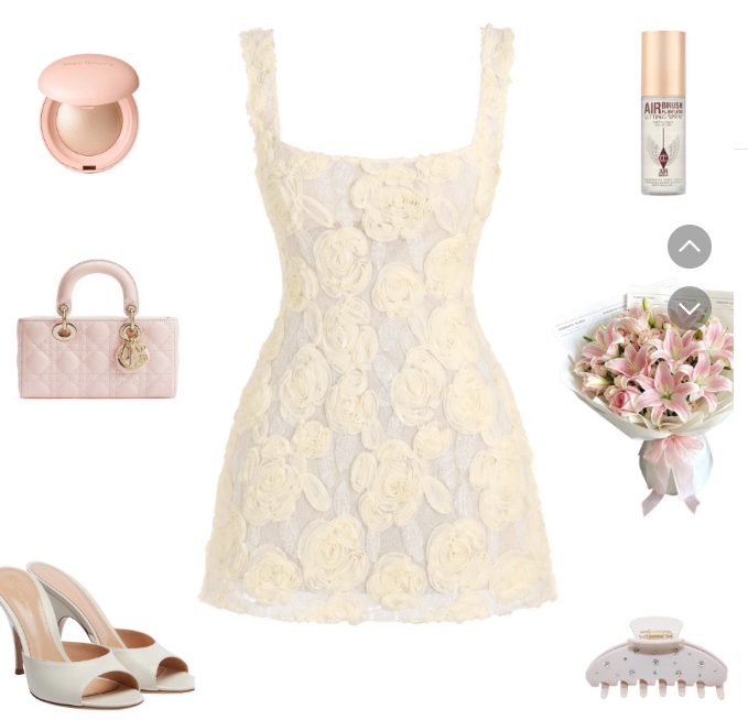 Ivory Lace Short Homecoming Dress Sheath Birthday Mini Dress DP07464