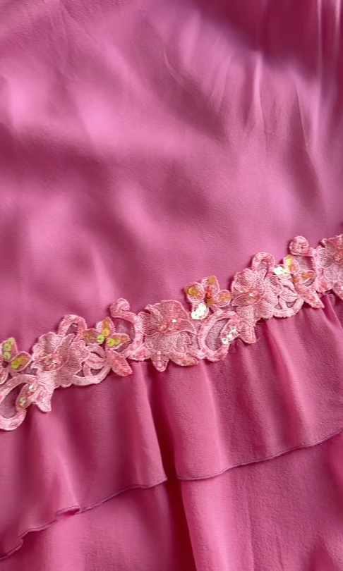 Fashion Pink Short Homecoming Dress Chiffon Sheath Birthday Party Dress DP07583