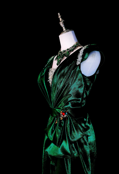 Schickes dunkelgrünes Abschlussballkleid Etui-Satin langes Abendkleid DP07686