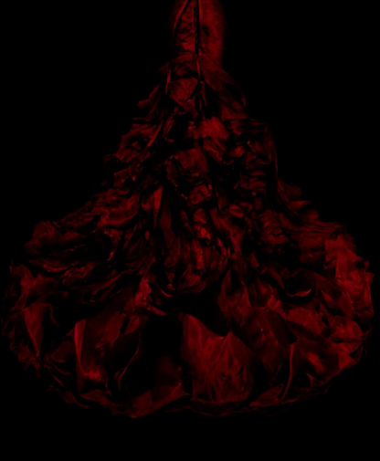 Schickes rotes Abschlussballkleid Meerjungfrau Satin langes Abendkleid DP07687
