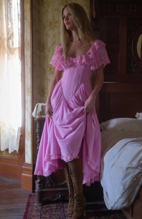 Gorgeous Pink Prom Dress A-Line Chiffon Long Evening Dress DP07758
