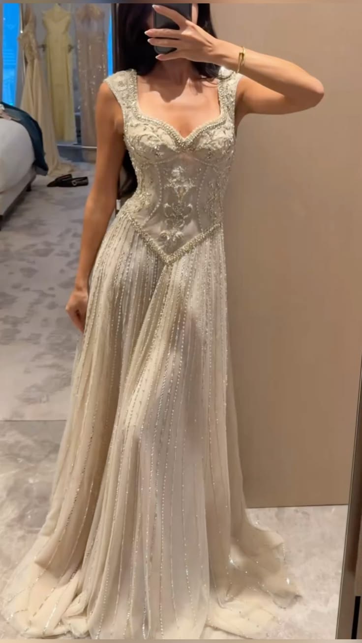 Glam White Prom Dress Sheath Chiffon Long Evening Dress DP07799