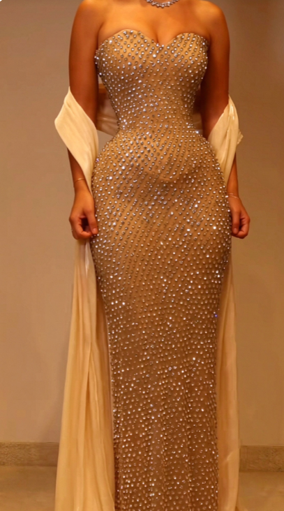 Chic Silver Prom Dress Sheath Sequins Long Evening Dress DP07855