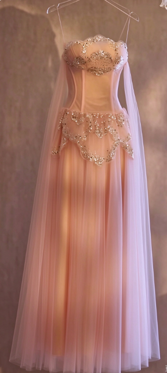 Glam Off-shoulder Pink Prom Dress Sheath Tulle Long Evening Dress DP07955
