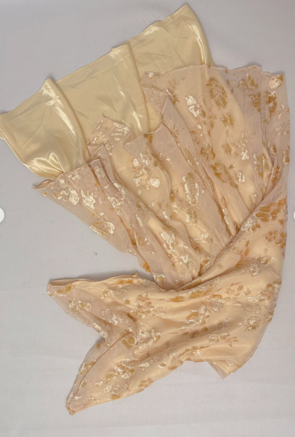 Gorgeous Sheath Chiffon Long Evening Dress Yellow Prom Dress DP08088