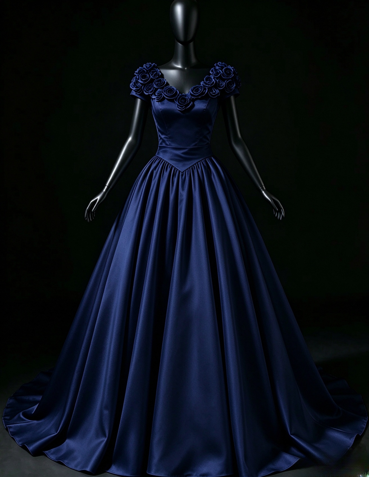Pretty White Prom Dress A-Line Satin Long Evening Dress DP08101