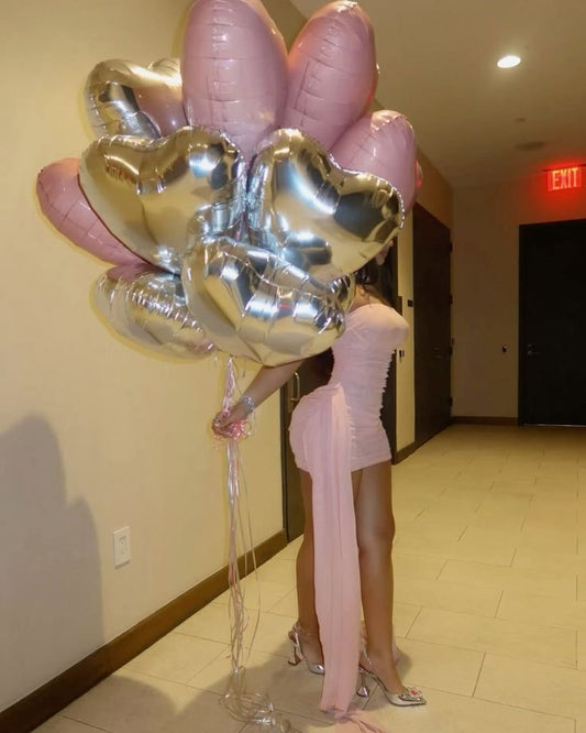Sexy Sheath Strapless Pink Chiffon Short Summer Birthday Dress Hoco Dress Birthday Outfit 18th Birthday Mini Party Dresses DP1107