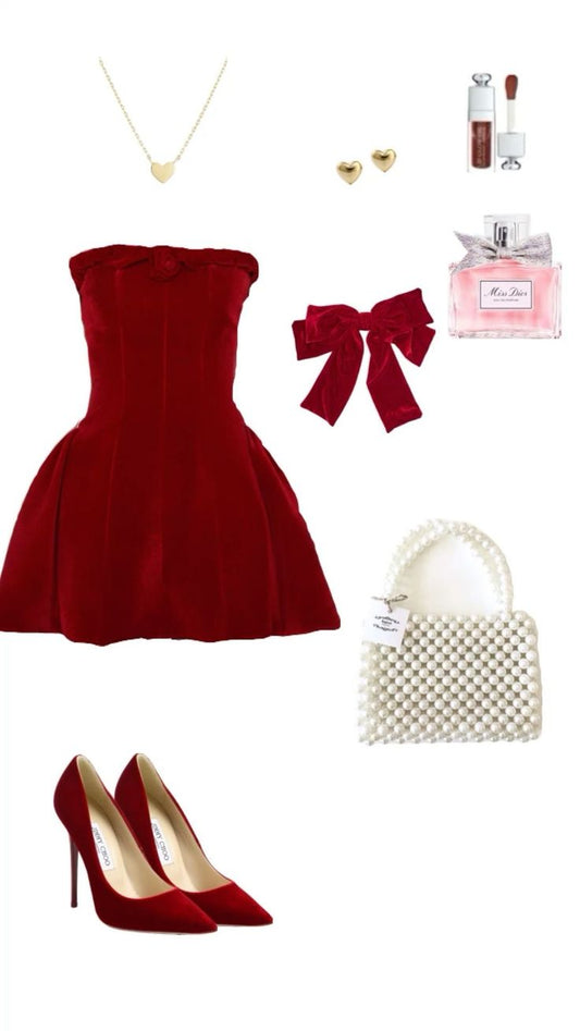 Cute A Line Strapless Burgundy Short Summer Birthday Dress Hoco Dress Birthday Outfit 18th Birthday Mini Party Dresses DP1113