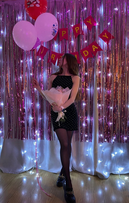 Süßes Etuikleid mit Neckholder, schwarz, kurz, Sommerkleid zum 18. Geburtstag, Hoco-Kleid, Geburtstagsoutfit, Mini-Partykleider zum 18. Geburtstag, DP1140