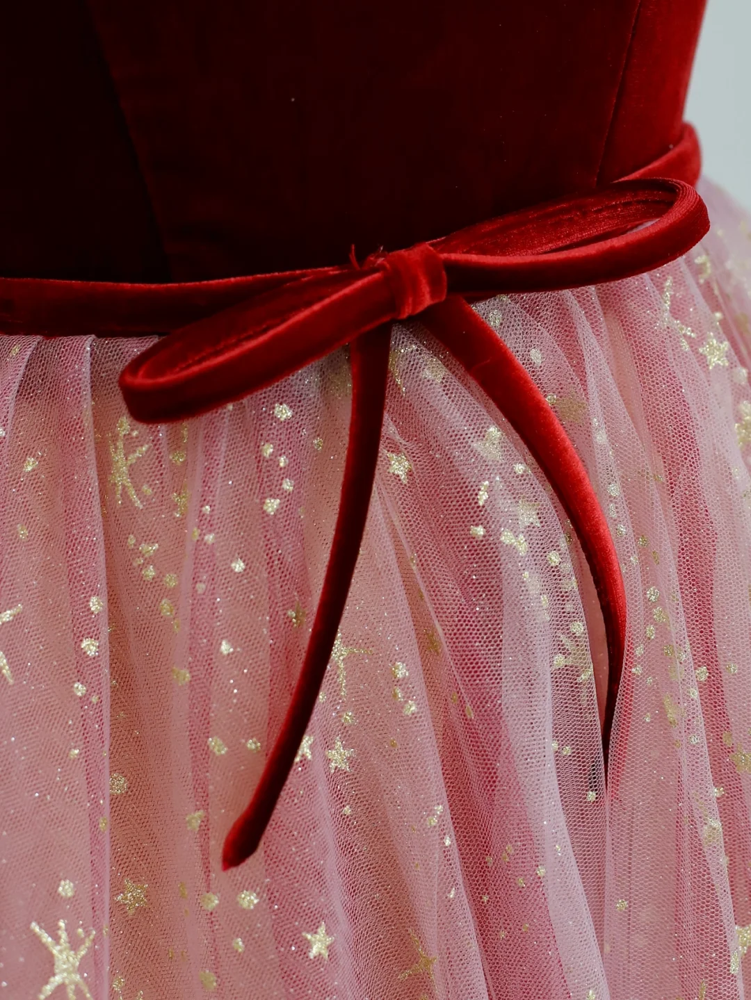 Robe de bal élégante et glamour, décolleté en cœur, manches courtes, en tulle, rose, robe de soirée, DP1518